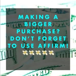 👜PRICE A LITTLE OUT OF YOUR BUDGET? USE AFFIRM!👜